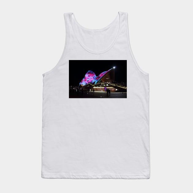 Sydney Opera House during the Vivid Festival Tank Top by VickiWalsh